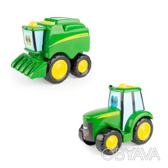 Сільхозмашинка John Deere Kids зі світлом і звуком – чудова перша іграшка . . фото 1