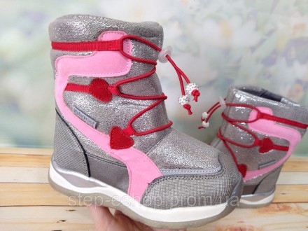 Дутики Tom.m, р.23. . фото 8 ТМ: Tom.m. Колір: grey. Код: F058.
Матеріал верхній: штучний комбінований.
Матер. . фото 8