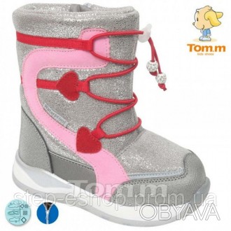 Дутики Tom.m, р.23. . фото 1 ТМ: Tom.m. Колір: grey. Код: F058.
Матеріал верхній: штучний комбінований.
Матер. . фото 1