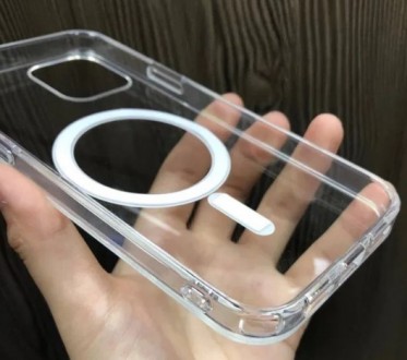 Чехол Clear Case для iPhone 12 Pro Max/Айфон/Magsafe из прозрачного силикона &nd. . фото 10