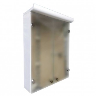 Зеркало Mikola-M Eco green Z-2 пластиковое с полками 60 см. Киев. фото 1