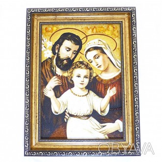 На изображении видно Христа спереди в детстве, а сзади него родители напечатаны.. . фото 1