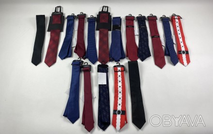 Краватки чоловічі C&A
Вага: 1,21 кг
Кількість у лоті штук: 18
Ціна: 640 грн
Собі. . фото 1