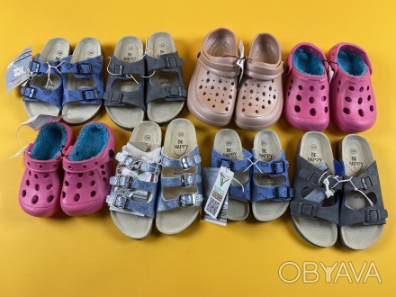 Взуття літнє та крокси дитячі Alive + Crane
Розміри: 26, 39-30, 32-33.
Вага: 1,9. . фото 1