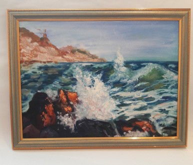 Картина маслом Чарівне море пейзаж картина з підрамником 40 * 30 см. Київ. фото 1 Картина маслом Чарівне море пейзаж картина з підрамником 40 * 30 см. Київ. фото 1