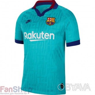 Оригинальная игровая футболка третьего комплекта формы ФК Барселона разработана . . фото 1