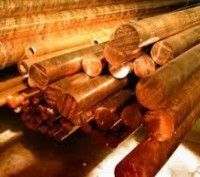 Бронзовый пруток 55 мм БрАЖ [ОПТ и РОЗНИЦА] бронза пруток с порезкой по размерам. Харків. фото 1