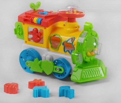  
Классная яркая развивающая игрушка от производителя “TK Union Group” паровоз-с. . фото 4