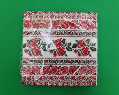 Серветка Паперова для Декору Святкова (ЗЗхЗЗ, 20шт) La Fleur Традиційний орнамент (1307) (1 пач.). Умань. фото 1 Серветка Паперова для Декору Святкова (ЗЗхЗЗ, 20шт) La Fleur Традиційний орнамент (1307) (1 пач.). Умань. фото 1