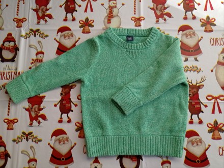 Продам свитер детский зелёный baby gap toddier bambin. Состояние нового. Привезе. . фото 3