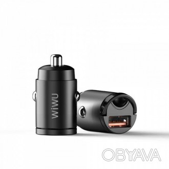 Авто зарядний WiWU PC301 USB, 5A QC 4.0 швидкісне чорне
 
Стандарт швидкої заряд. . фото 1