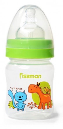 Пляшка дитяча для годування Fissman Babies "Мої друзяшки" 120мл з широ. Киев. фото 1 Пляшка дитяча для годування Fissman Babies "Мої друзяшки" 120мл з широ. Киев. фото 1