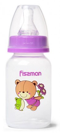 Пляшка дитяча для годування Fissman Babies "Ведмедик-улюбленець" 120мл. Киев. фото 1 Пляшка дитяча для годування Fissman Babies "Ведмедик-улюбленець" 120мл. Киев. фото 1
