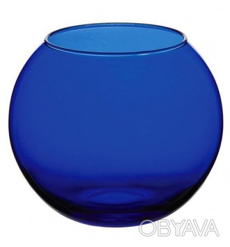 
Декоративна скляна ваза Flora WorkShop. Оригінальна сферична форма. Висота 79мм. . фото 1