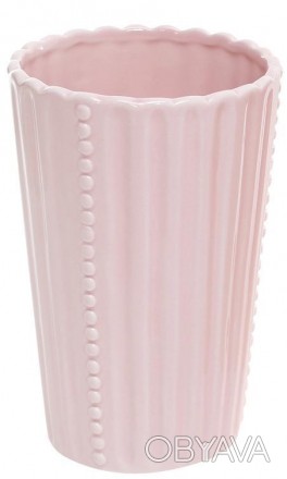 
Керамічна ваза з колекції "Одрі" Flowers Garden рожевого кольору. Оригінальна н. . фото 1