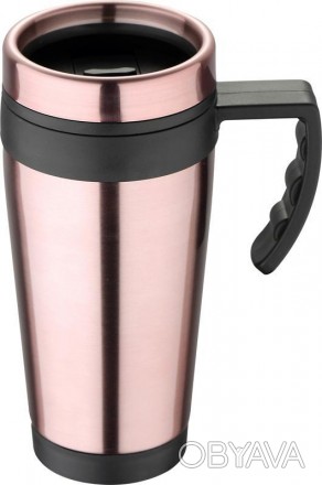 
Чашка-термос Bergner Neon Pink. Об’єм 400мл. Практичне рішення для активного ві. . фото 1