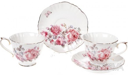 
Чайний сервіз "Версаль" - розкішна колекція порцелянового сервіровочного посуду. . фото 1