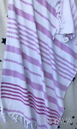 
Пляжний рушник Art of Sultana Pink Stripes - незамінний супутник під час літньо. . фото 1