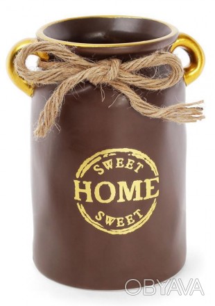 
Декоративна керамічна ваза "Home sweet home" з колекції "Flowers Garden". Насті. . фото 1