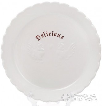 
Блюдо кругле "Тоскана" Family DELICIOUS - стильна колекція білого класичного по. . фото 1