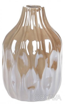 
Керамічна ваза "Miliani" перлинного сірого кольору. Настільна ваза. Створює свя. . фото 1