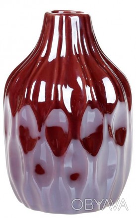 
Керамічна ваза "Miliani" перлинного коричневого кольору. Настільна ваза. Створю. . фото 1