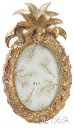 
Фоторамка Tudor "Ананас" (кольори зістареного золота) для фото розміром 10х15см. . фото 1
