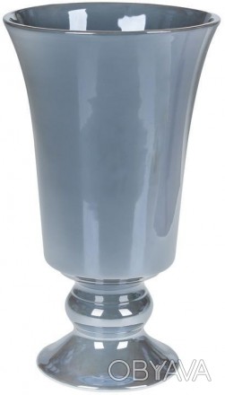 
Керамічна ваза "Кубок" незвичайної форми. Висока посудина з широким горлечком. . . фото 1