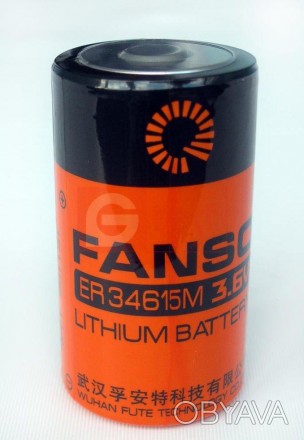 
ER34615M литиевая батарейка производства компании FANSO, выполненна по технолог. . фото 1