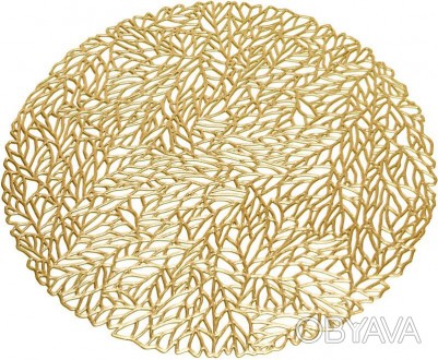 
Набір 6 сервірувальних килимків "Margrese Ажурне листя" - підтарільники для роз. . фото 1