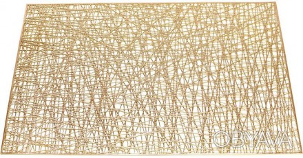 
Набір 6 сервірувальних прямокутних килимків "Margrese Модерн" - підтарільники д. . фото 1