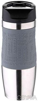 
Чашка-термос Bergner "Vacuum Travel" Grey, об&apos;єм 400мл. Практичне рішення . . фото 1