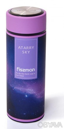 
Термос Fissman Milky Way - стильний супутник в тривалій дорозі і подорожах. Об&. . фото 1