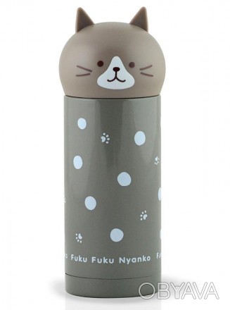 
Кумедний термос Fissman "Cat Fuku" об&apos;ємом 250мл - це незвичайна іграшка і. . фото 1
