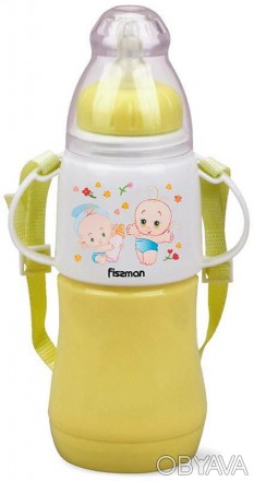 
Пляшка для годування малюків Fissman Babies "Малюки" абсолютно нешкідливе неток. . фото 1