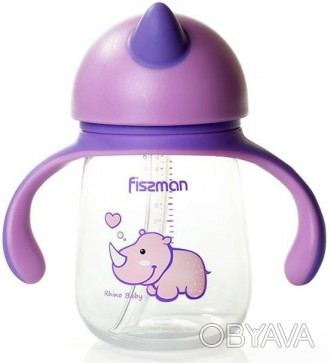 
Пляшка дитяча Fissman Babies "Носоріг" абсолютно нешкідливе нетоксичне і безпеч. . фото 1