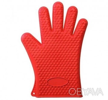 Описание Перчаток-прихваток силиконовых 7707, красных
Прихватки-перчатки изготов. . фото 1