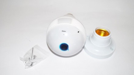 Лампа H-302L WiFi панорамная потолочная камера лампочка с регистратором 

О мо. . фото 2