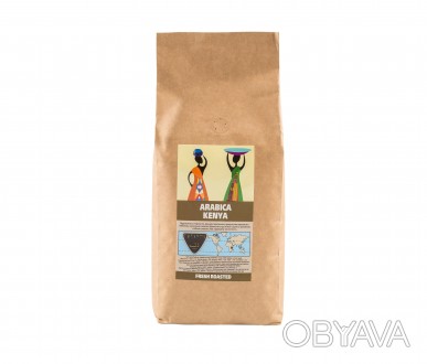 Кофе в зернах Арабика Кения отличается мягким вкусом  с освежающей цитрусовой ки. . фото 1