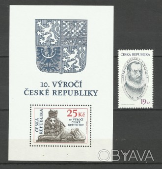 Марки Чехии 1 шт + блок
2003,2005 гг (негашеные )
). . фото 1