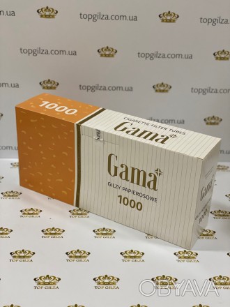 Гільзи з паперу для набивання сигарет Gama Classic 500 шт
Гільзи для сигарет GAM. . фото 1