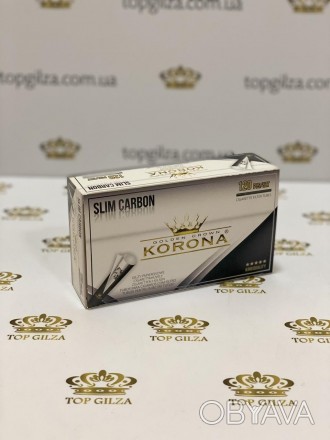 Сигаретні гільзи для тютюну Korona Slim Carbon
Курцям, які віддають перевагу тон. . фото 1