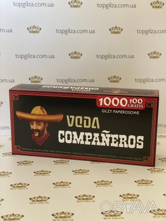 Сигаретные гильзы для табака Gama Companeros 1000 шт
Гильзы для набивки сигарет . . фото 1