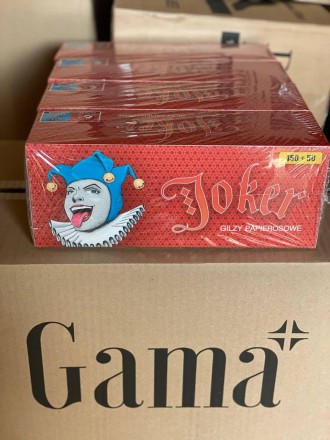 Гільзи для набивання сигарет Gama Joker 10 000 шт. Львів. фото 1 Гільзи для набивання сигарет Gama Joker 10 000 шт. Львів. фото 1