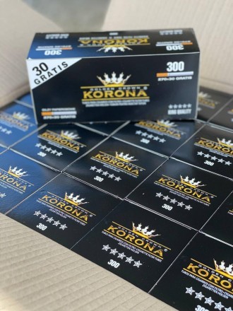 Гільзи для набивання сигарет тютюном Korona Golden Crown 13 200 шт. Львів. фото 1 Гільзи для набивання сигарет тютюном Korona Golden Crown 13 200 шт. Львів. фото 1