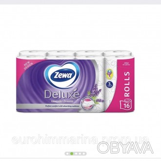 
Описание
Туалетний тришаровий папір Zewa Deluxe Lavender Dreams 16 шт в упаковц. . фото 1
