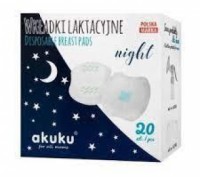 Прокладки лактационные NIGHT 20шт, в кор. 13*13*7см, ТМ AKUKU, Польша. Запорожье. фото 1 Прокладки лактационные NIGHT 20шт, в кор. 13*13*7см, ТМ AKUKU, Польша. Запорожье. фото 1