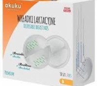 Прокладки лактационные PREMIUM 30шт, в кор. 13*14*6см, ТМ AKUKU, Польша. Запорожье. фото 1 Прокладки лактационные PREMIUM 30шт, в кор. 13*14*6см, ТМ AKUKU, Польша. Запорожье. фото 1