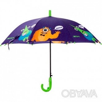 Яркий зонтик с красивым насыщенным принтом. Имеет прочную металлическую конструк. . фото 1