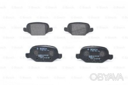 Тормозные колодки задние Punto (99-) Bosch 0 986 424 756 дискового типа использу. . фото 1